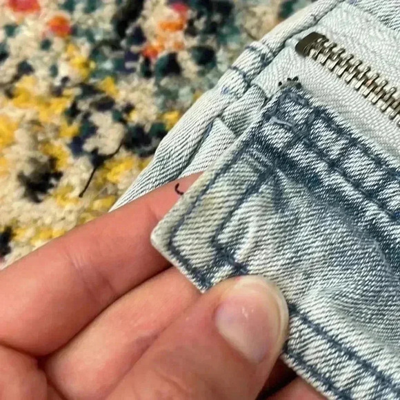 Hot topic Indigo Denim Cargo Jogger Jeans Girls Size L - Picture 15 of 15